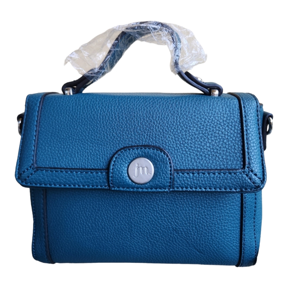 Jessica Moore mini blue clutch